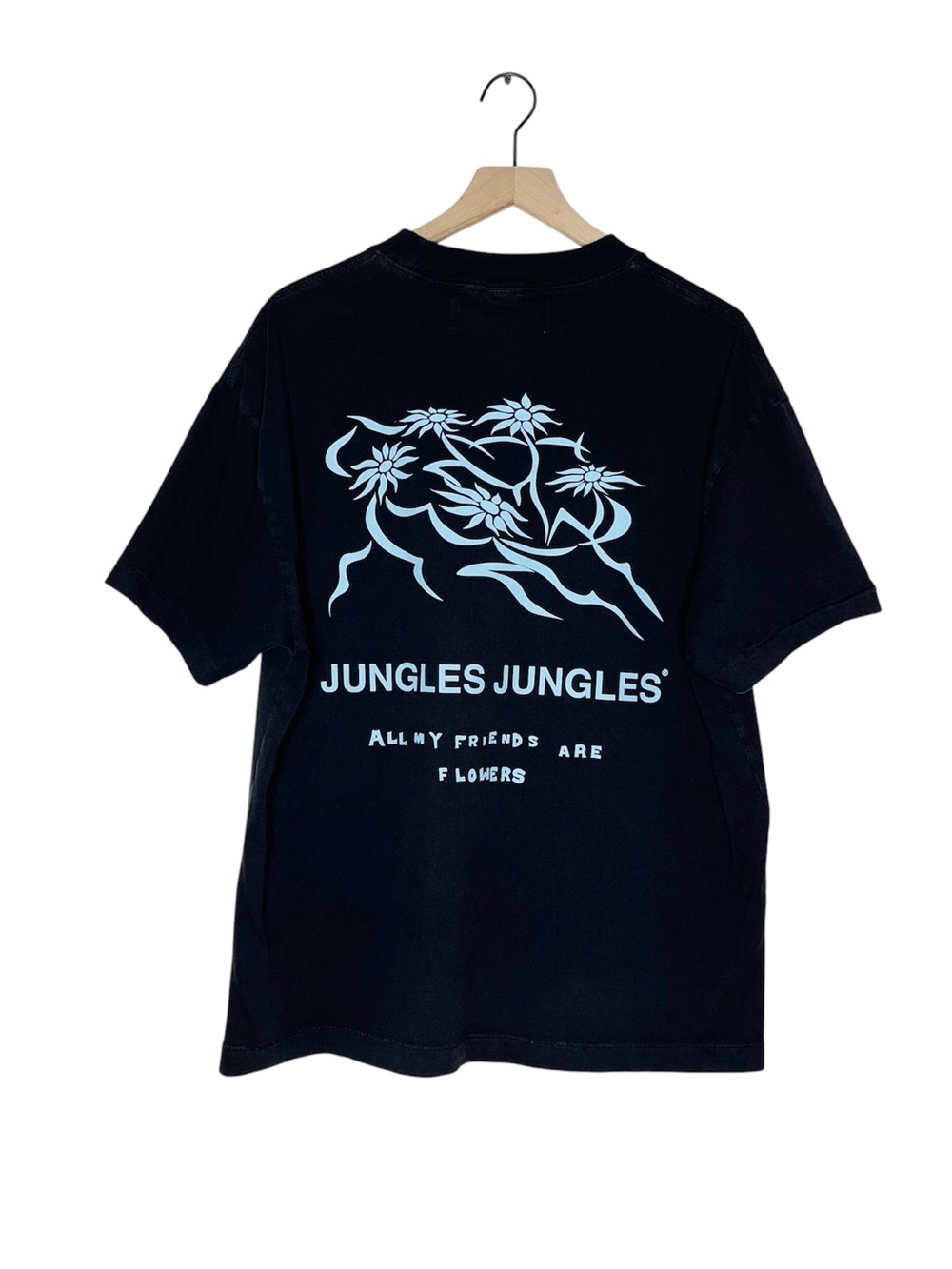 JUNGLES JUNGLES All My Friends Tee Black Size XL